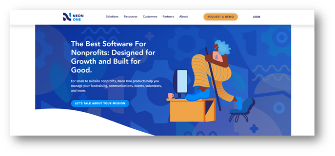 Neon, a nonprofit CRM for smaller organizations.